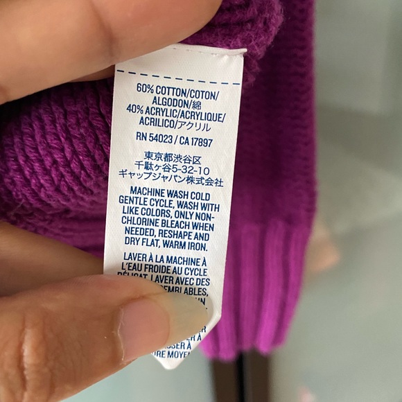 Berry cable net sweater - Picture 5 of 5